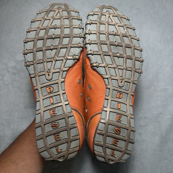 Vintage Diesel Auriga Driving Explorer Shoes Mens 7 Leather Trainers Moto Laces main image 8